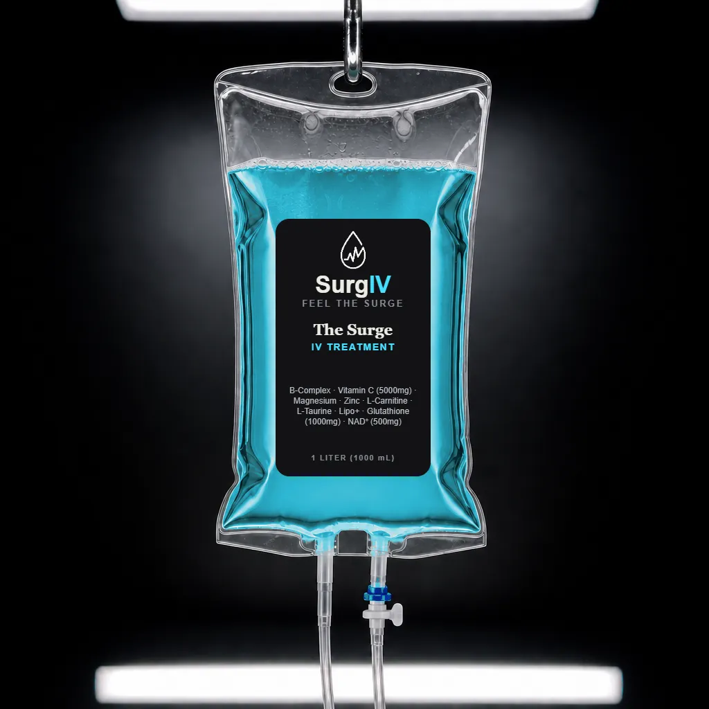 The Surge IV treatment bag