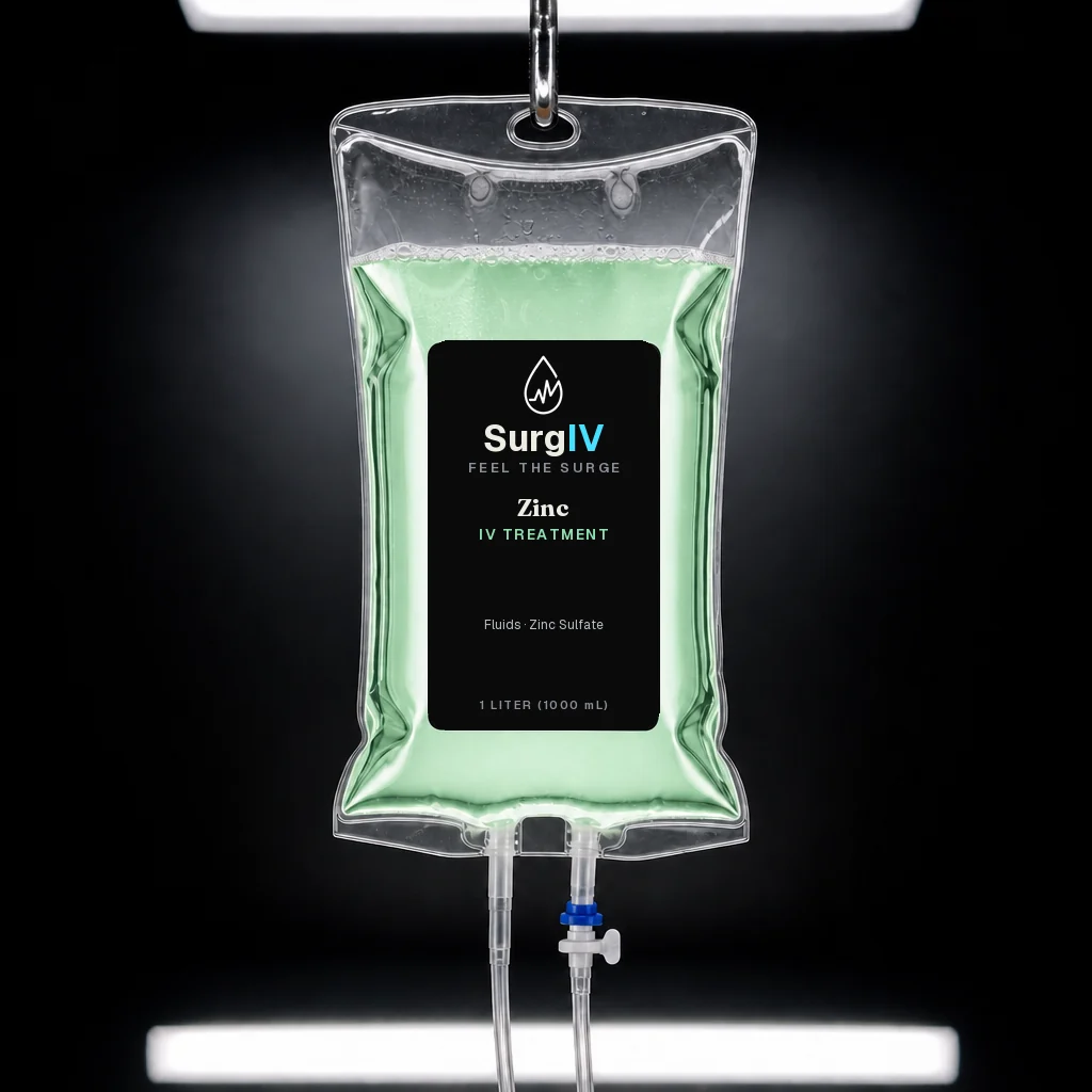 Zinc IV treatment bag
